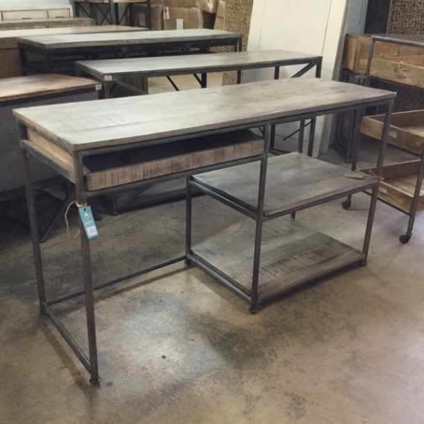 Iron And Wood Desk Nadeau Memphis