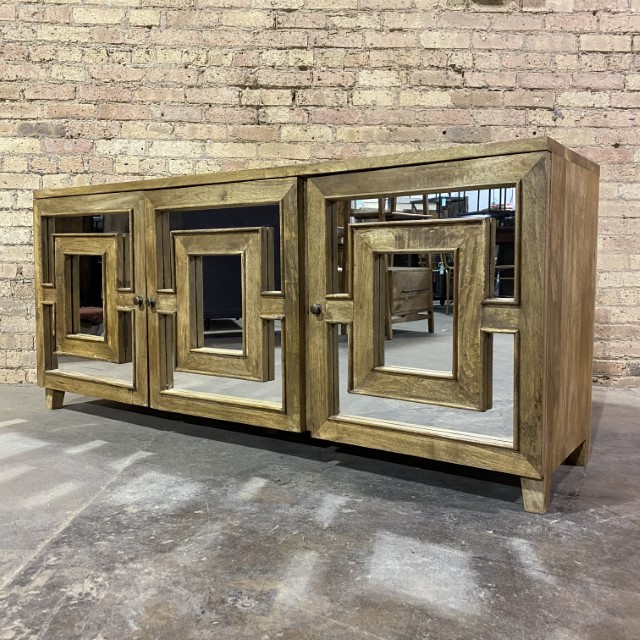 Dresser With Glass Doors Nadeau Cincinnati