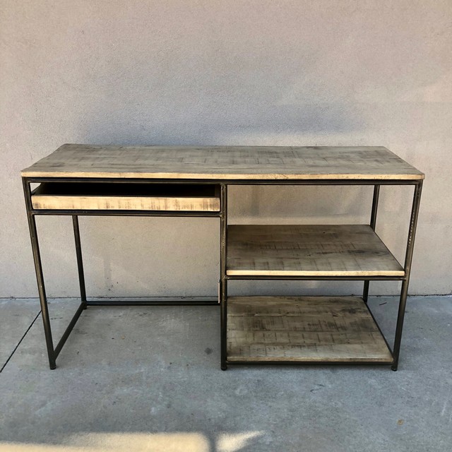 Iron And Wood Desk Nadeau Cincinnati