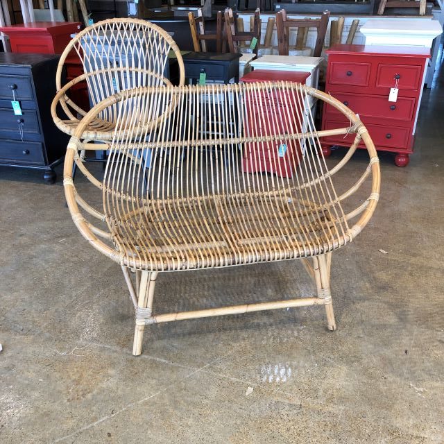 Large Rattan Chair Nadeau Cincinnati