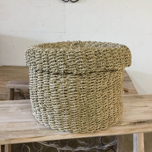 Seagrass Basket With Lid Nadeau Cincinnati