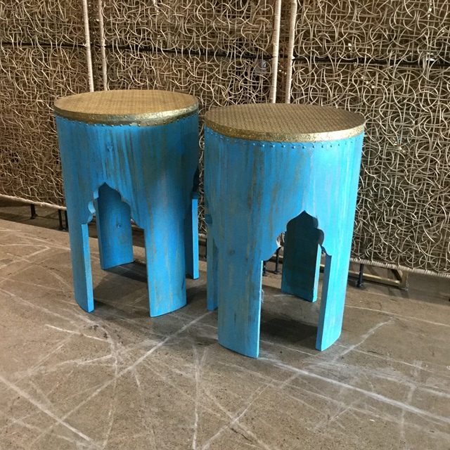 Brass Top Side Table Nadeau Cincinnati