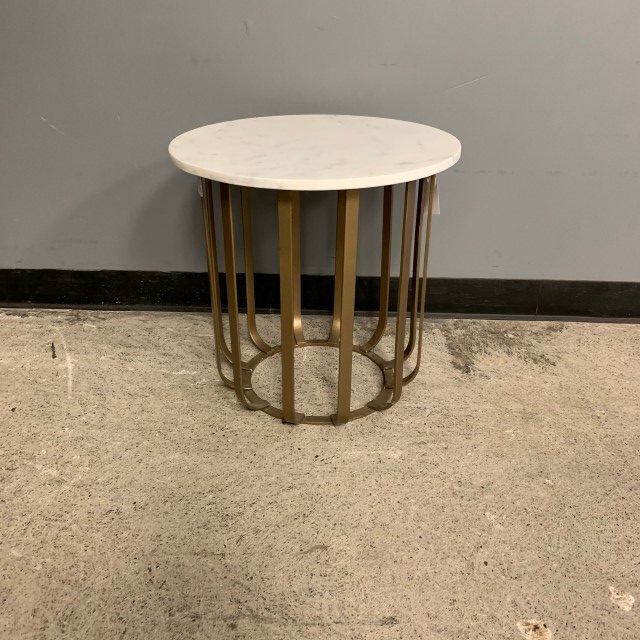 Side Table With Stone Top Nadeau Indianapolis