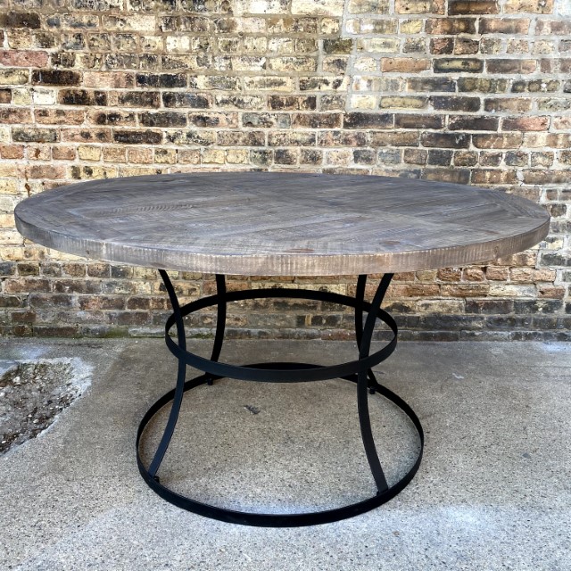 Newcastle Large Round Dining Table Nadeau Tampa