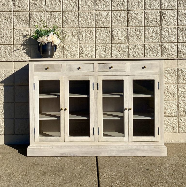 Iron And Wood Tv Stand Nadeau Chattanooga