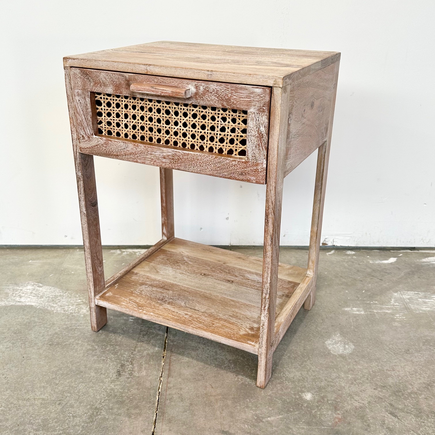 Cane nightstand Nadeau Charleston Warehouse