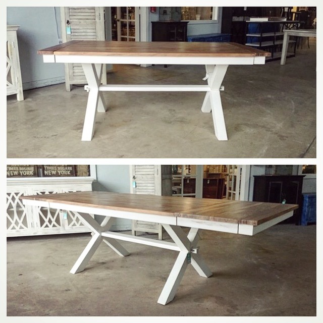 Cross Leg Dining Table Nadeau Miami