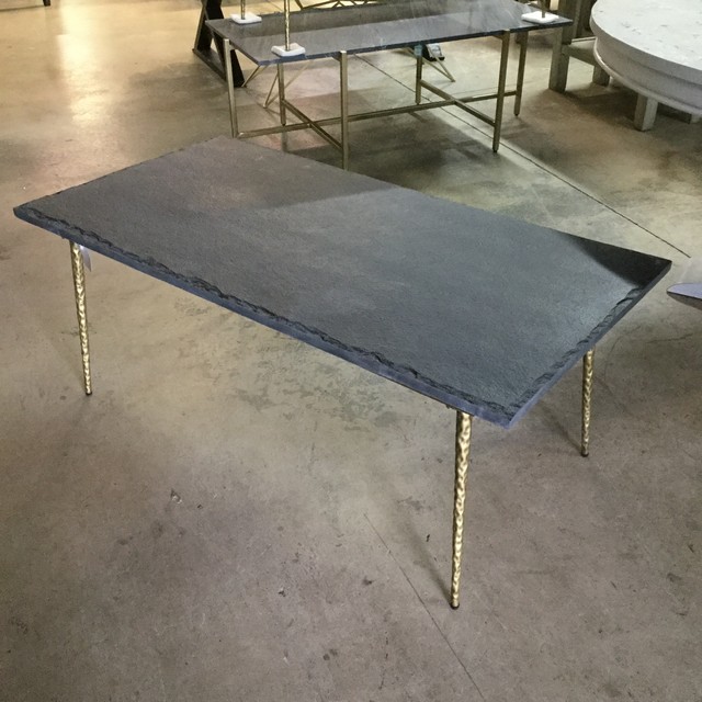 Kadapa Stone Coffee Table Nadeau Miami