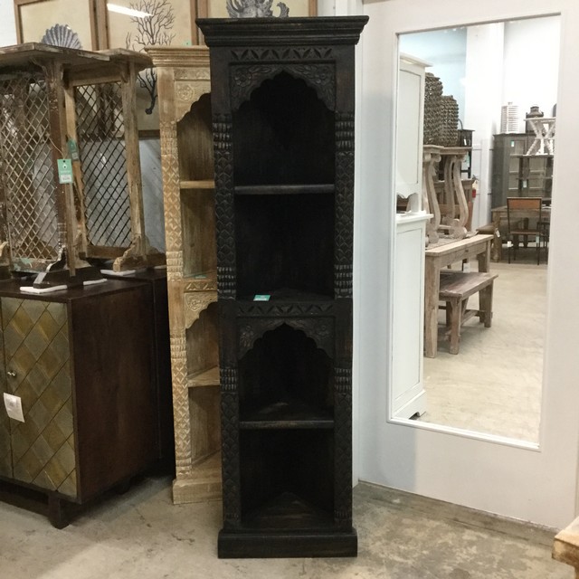 Carved Corner Shelf Nadeau Miami