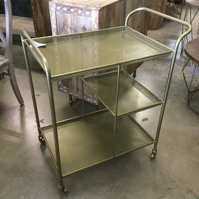 Metal Bar Cart Nadeau Miami