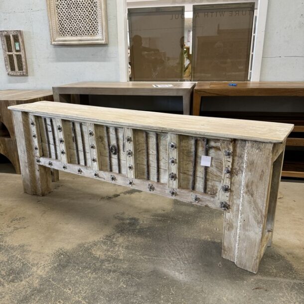 Reclaimed Wood Console Table Nadeau Miami