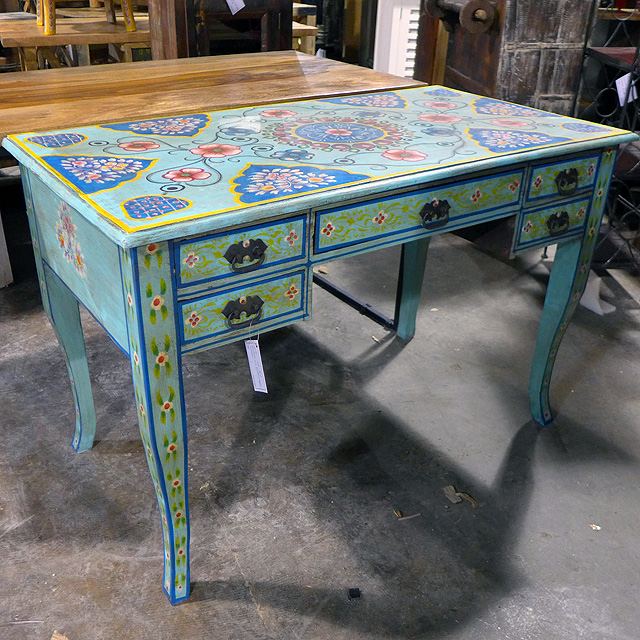 Hand Painted Desk Nadeau Chicago