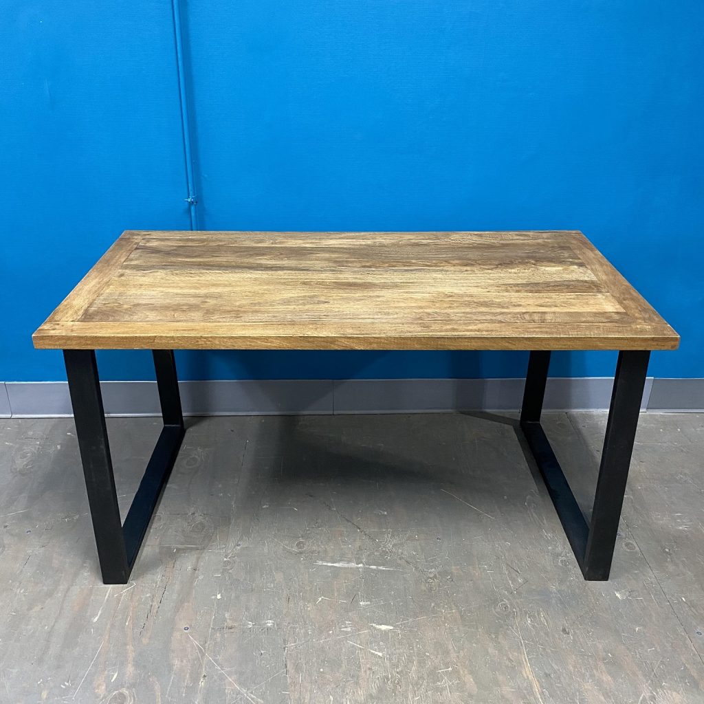 Iron Leg Dining Table Nadeau Chicago