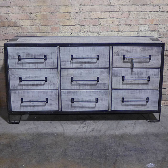 Iron And Wood Dresser Nadeau Chicago