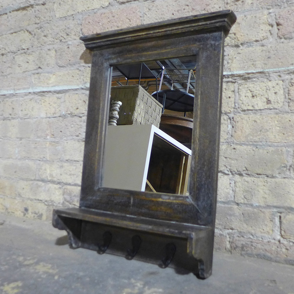 Wall Hang Mirror with Hooks Nadeau Chicago