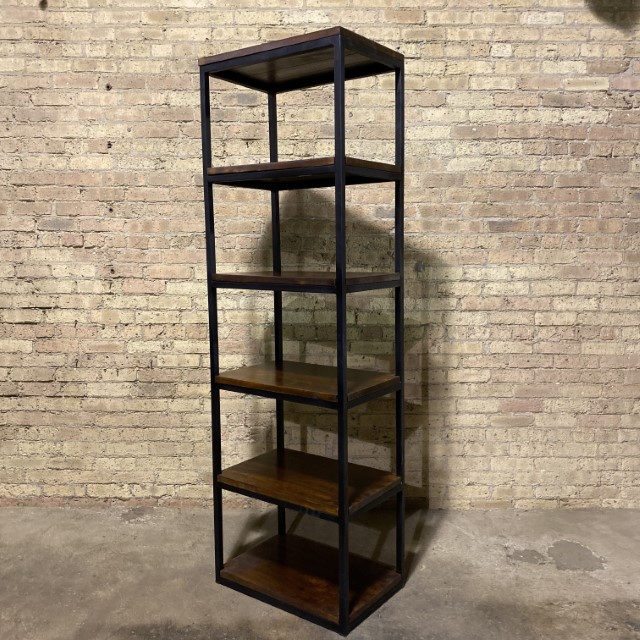 Iron And Wood Shelf - Nadeau Chicago