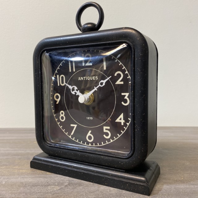 Pewter Table Clock Nadeau Chicago