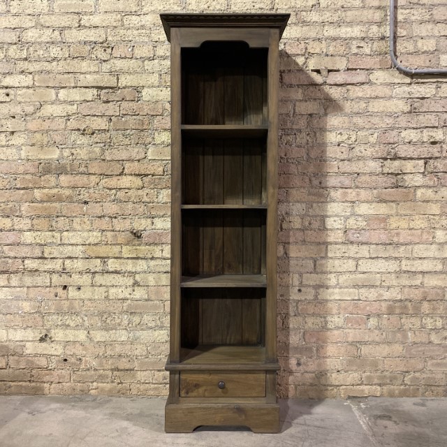 Narrow Bookcase with One Drawer Nadeau Chicago