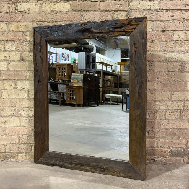 Recycle Wood Mirror Nadeau Chicago