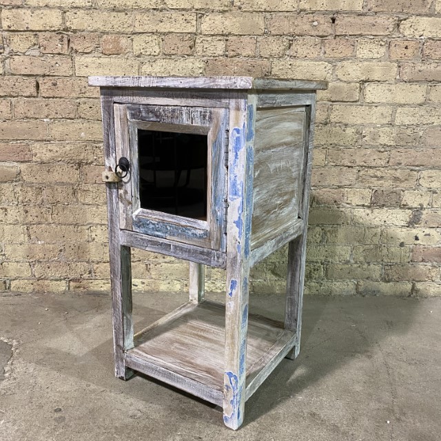Glass Door Side Table Nadeau Chicago