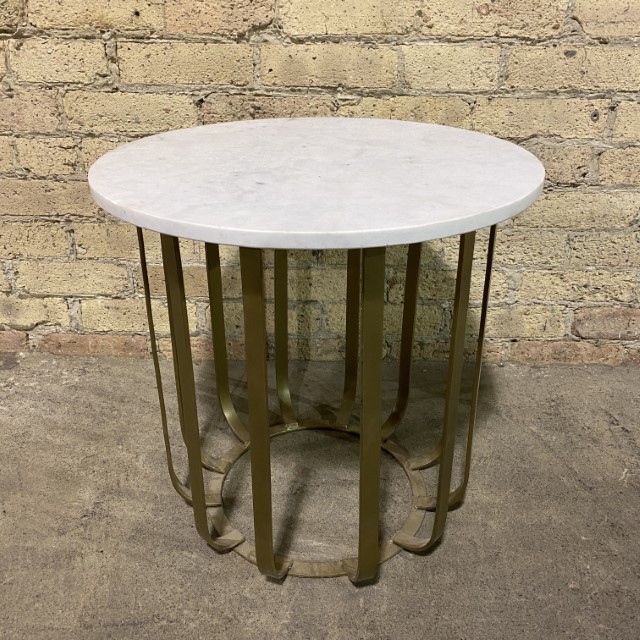 Side Table With Stone Top Nadeau Chicago