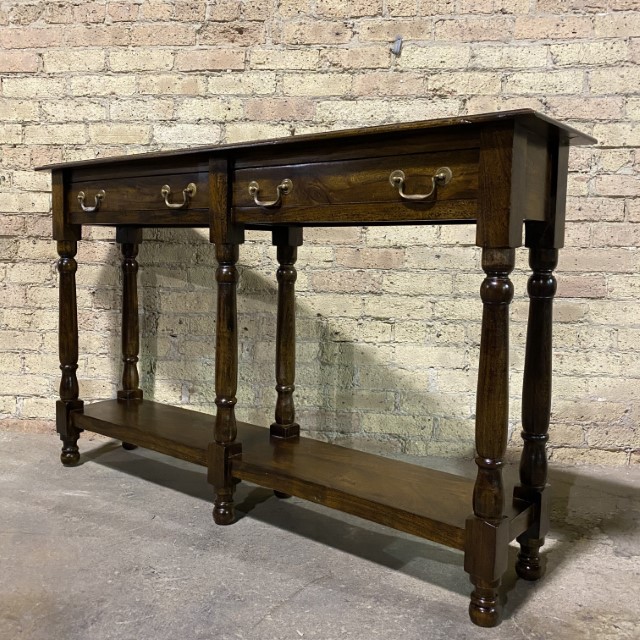 English Leg Narrow Console Nadeau Chicago