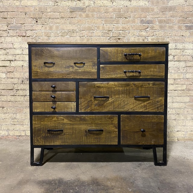 Iron And Wood Dresser Nadeau Chicago