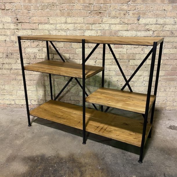 Iron and Wood Shelf Nadeau Chicago