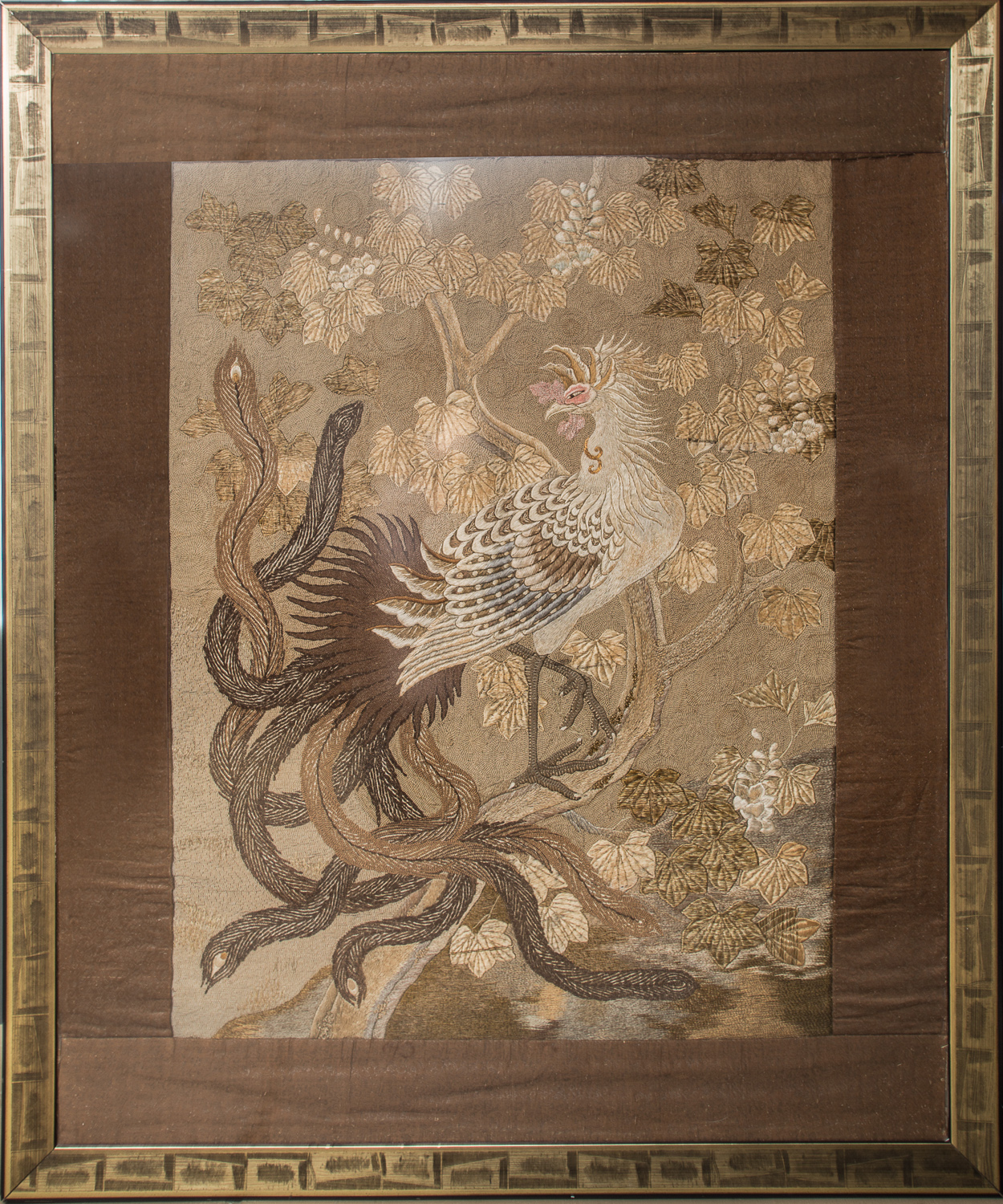 Framed Tapestry Naga Antiques