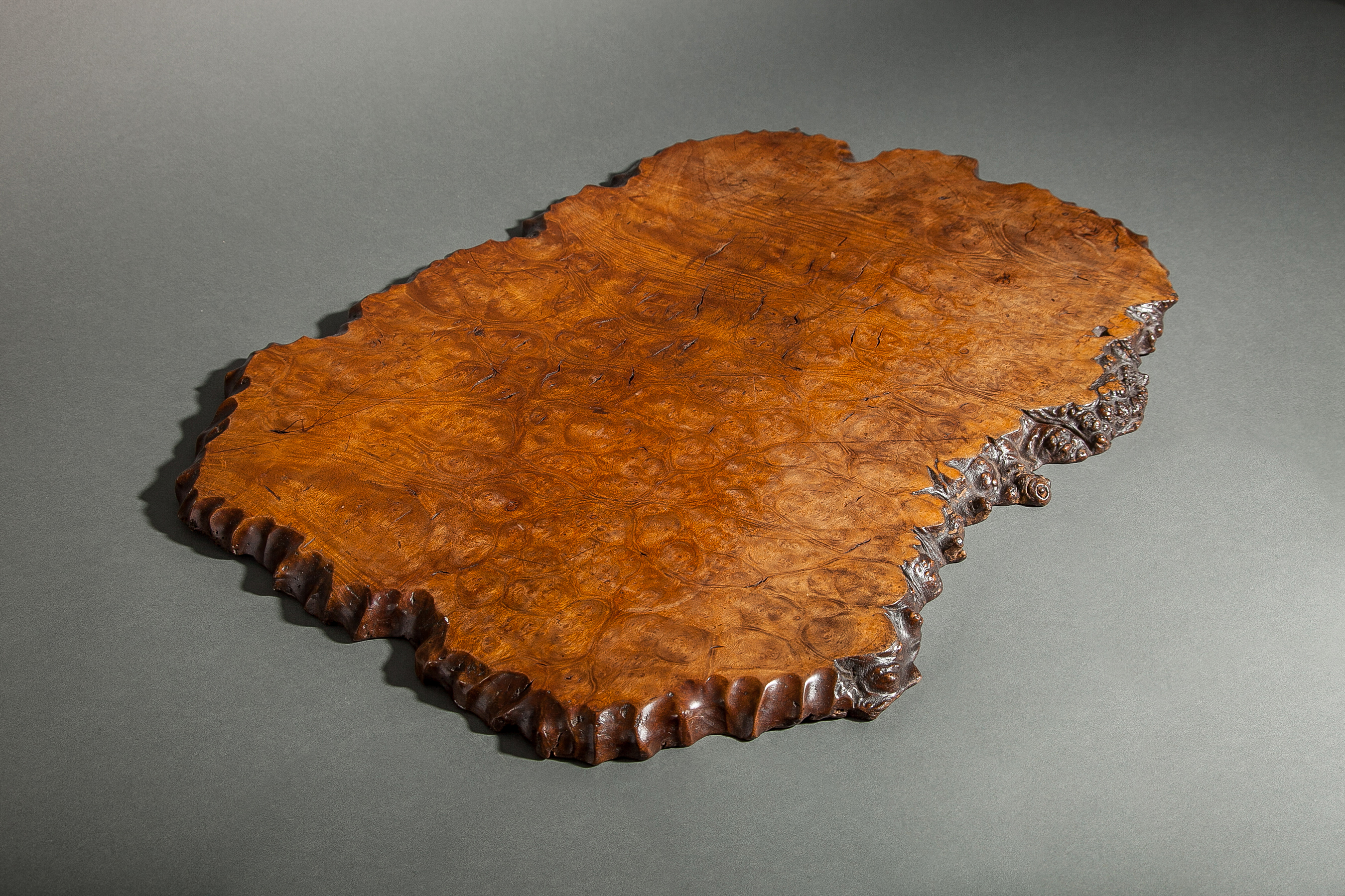Burl Wood Offering Tray - Naga Antiques