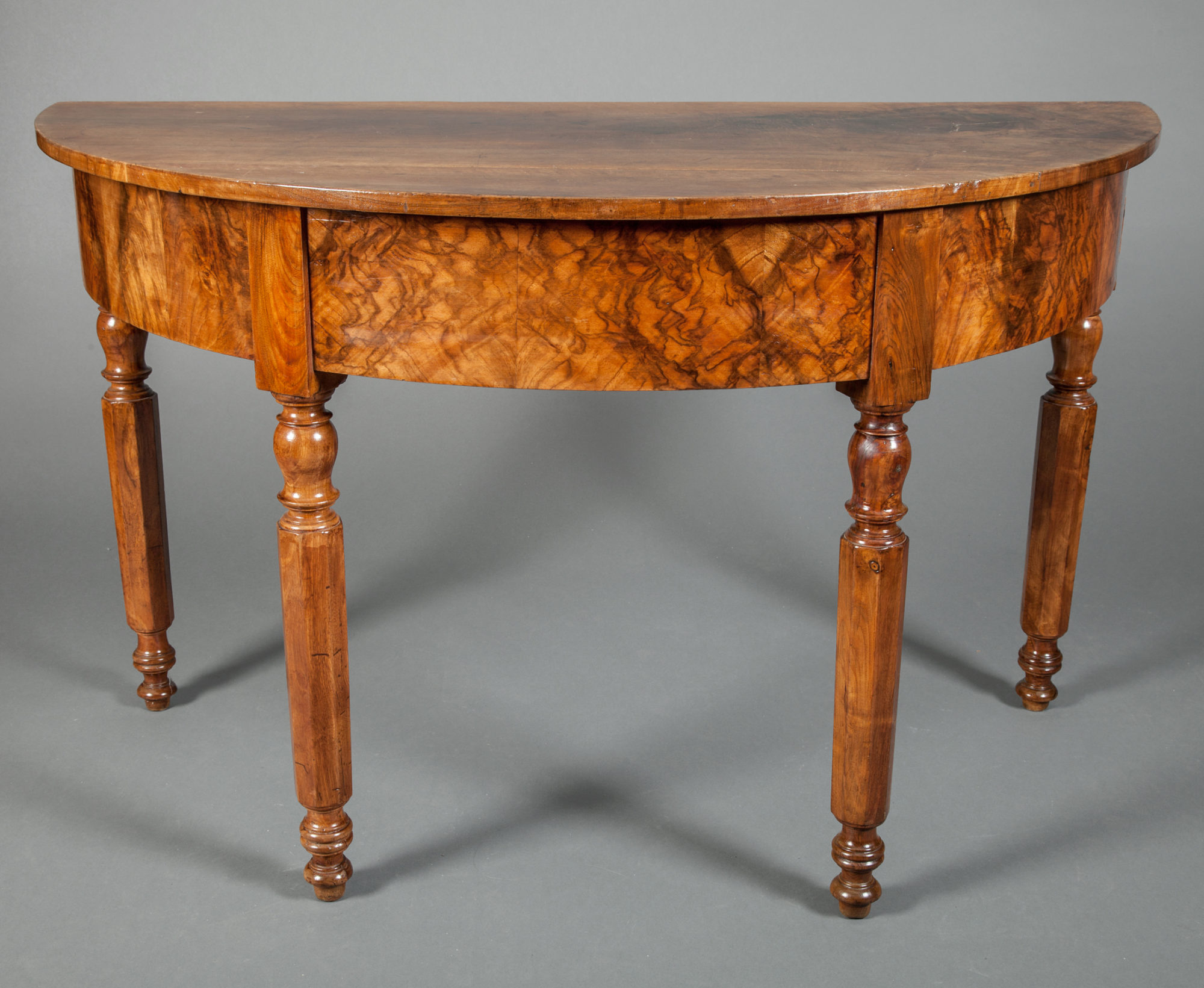 Pair of French Demi-Lune Tables - Naga Antiques