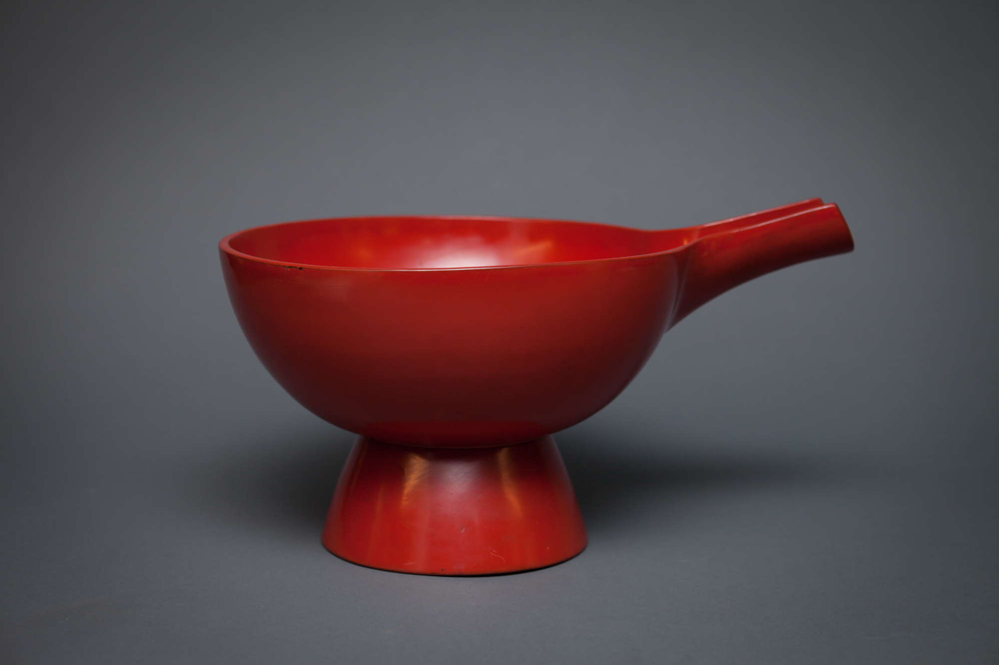 Wajima Red Lacquer Kataguchi Naga Antiques