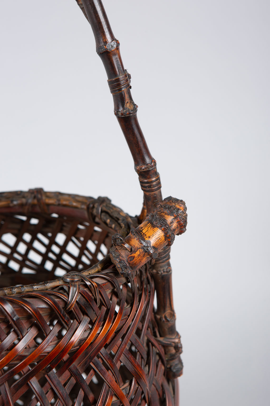 Japanese Antique Ikebana (Flower Arranging Basket) Naga Antiques