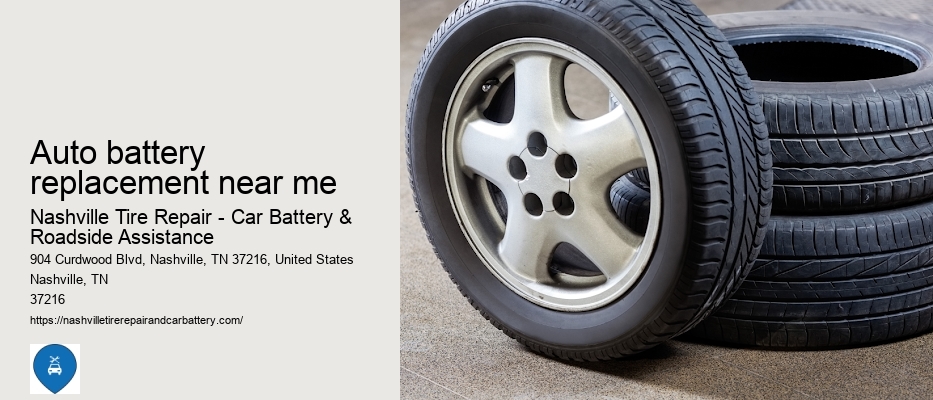 auto battery replacement near me