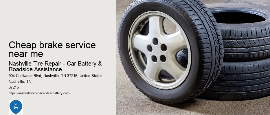 cheap brake service near me