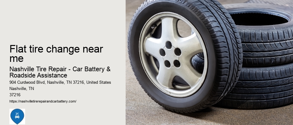 flat tire change near me