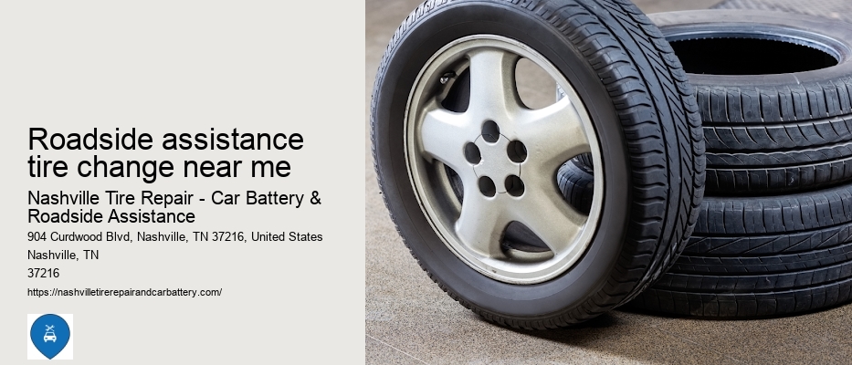 roadside assistance tire change near me