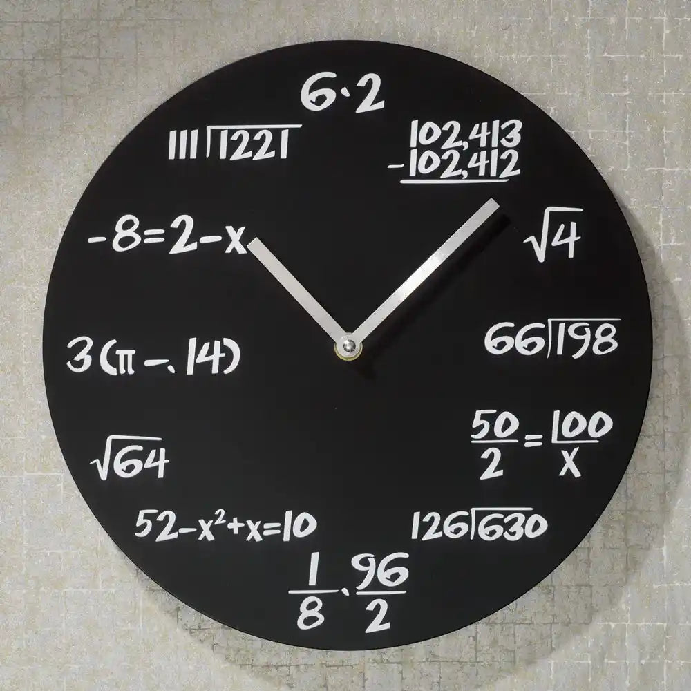Typical Math Clock
