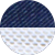 Navy / White