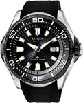 Citizen BN0085-01E Stainless Steel Promaster Eco-Drive Diver Rubber Strap