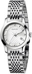 Gucci YA126501 Stainless Steel Timeless Patterned Silver Tone Dial