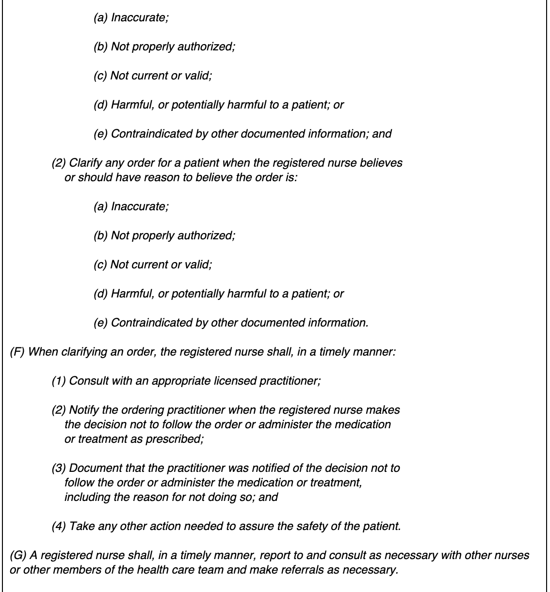 The Ohio Nurse Practice Act Nursing CE Course 2 Hour Category A