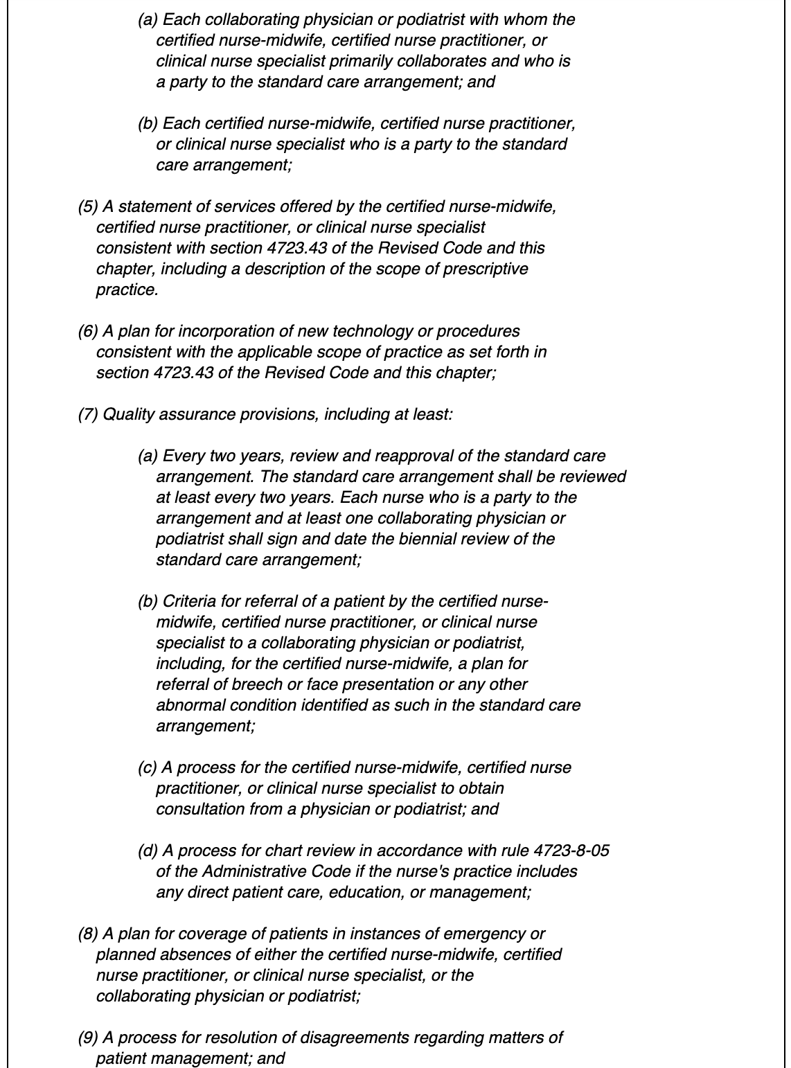 The Ohio Nurse Practice Act Nursing CE Course 2 Hour Category A