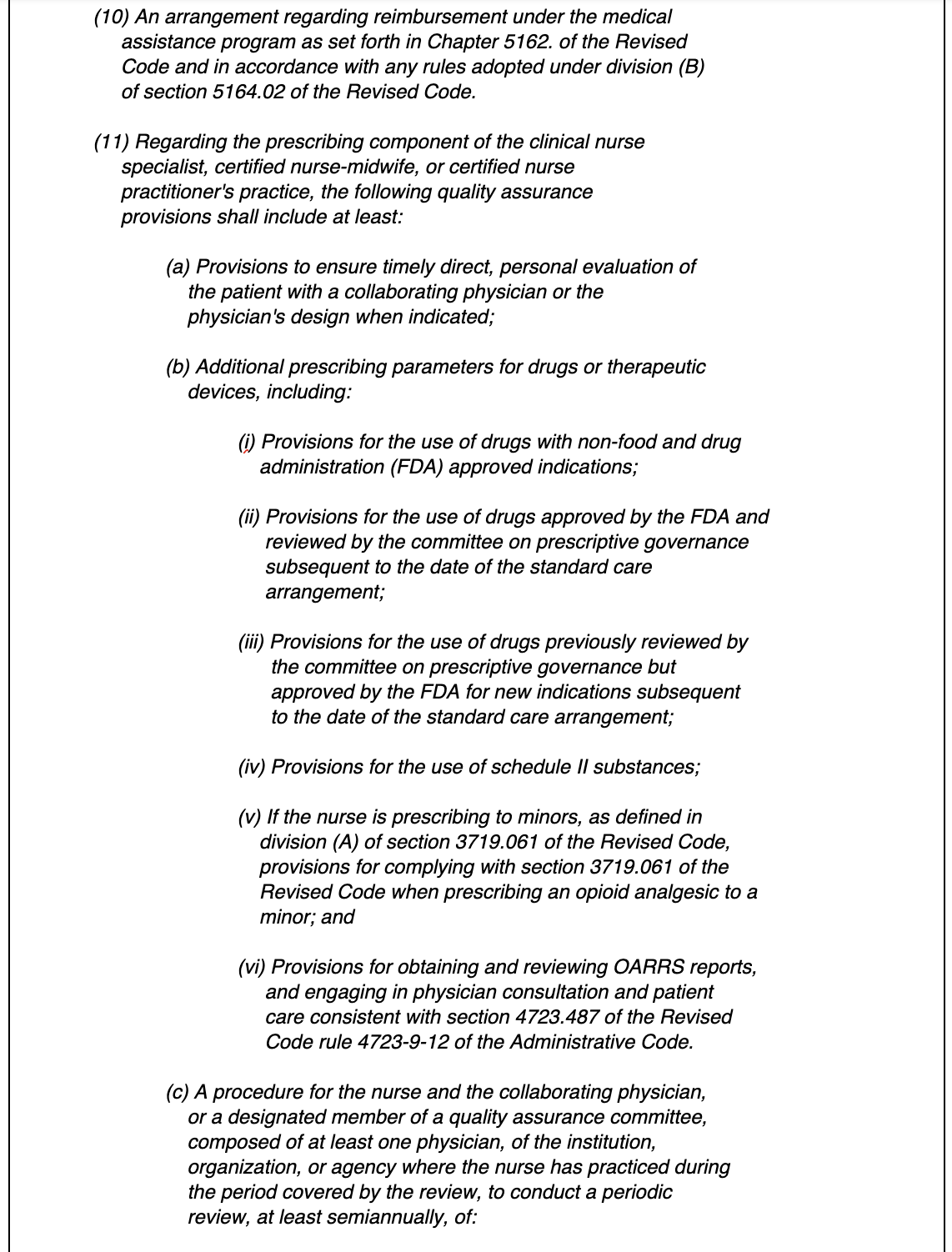 The Ohio Nurse Practice Act Nursing CE Course 2 Hour Category A