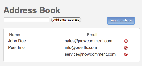 Address Book