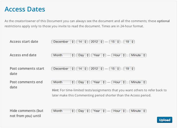 Document Access Controls