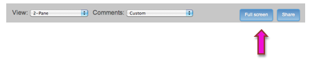 fullscreen button