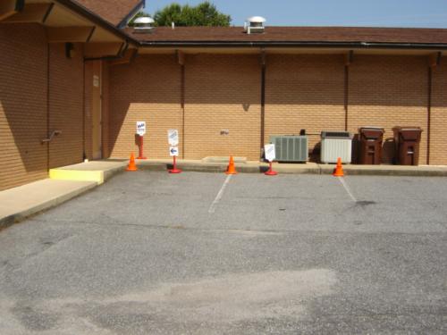 PARKING AND ENTRANCE