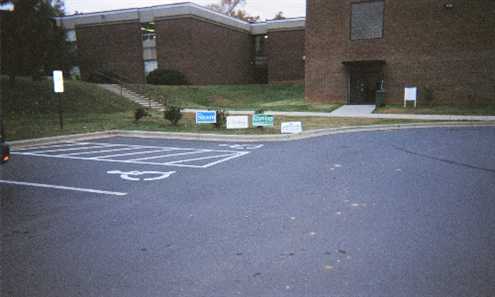 PARKING, PATHWAY, AND ENTRANCE