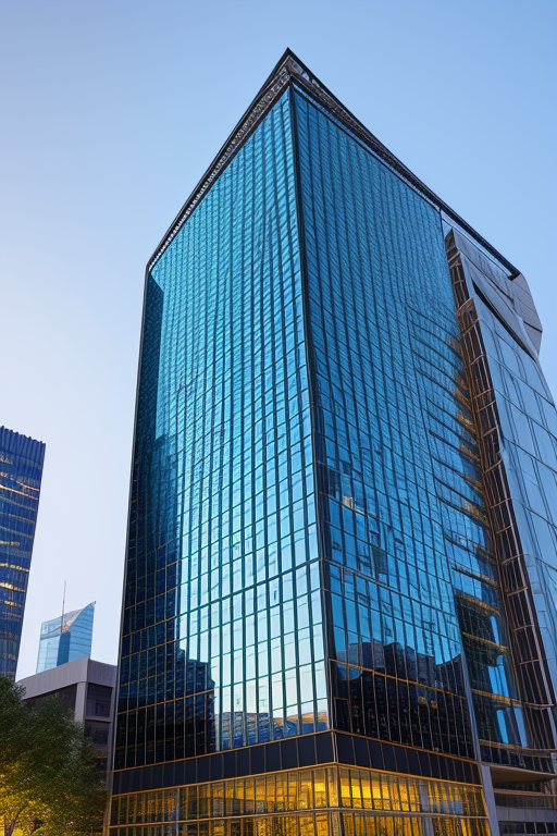 building with full of glass
